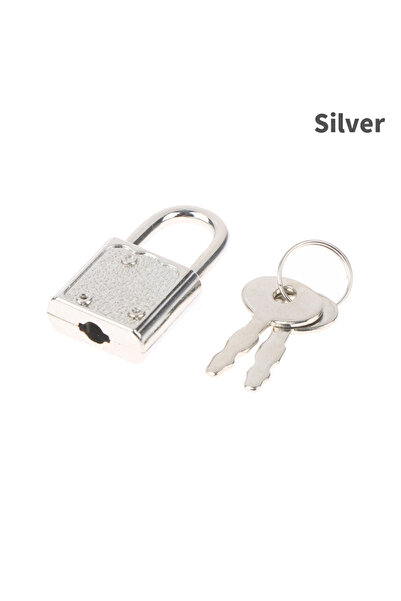 Choice5 طقم واحد فضي بستة ألوان، أقفال مستطيلة صغيرة لحقائب السفر، مع قفل للم...