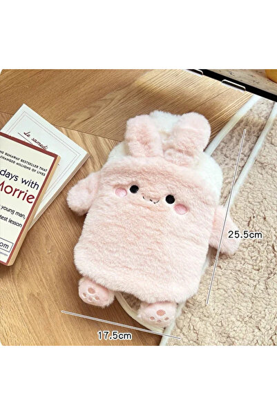 Choice4 زجاجة ماء ساخن وردية اللون سعة 750 مل، بتصميم كاواي، معزولة حرارياً ،...