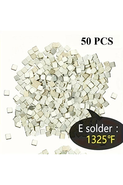 Choice12 50 Pcs Low Silver Solder Sheets 600/700/800°C - High/Med/Low Temp DI...