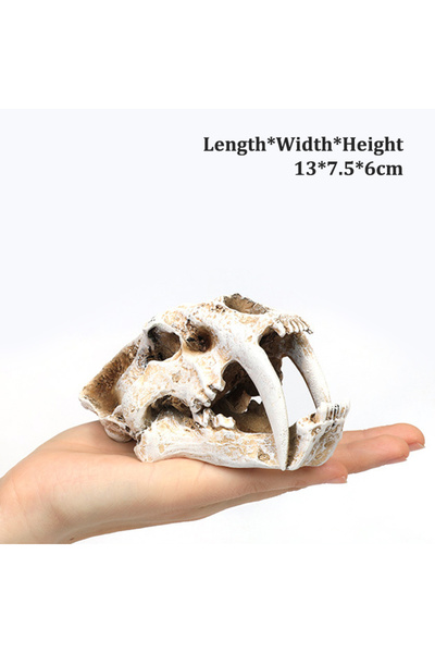 choice2 JETTING 6 Simulation Resin Animal Skull Ornament DIY Aquarium Fish Ta...