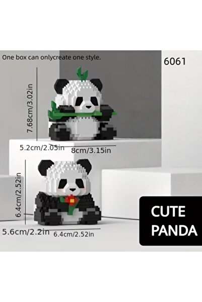choice2 6061 مكعبات بناء باندا لطيفة، ألعاب تعليمية يمكنك تركيبها بنفسك، هدية...