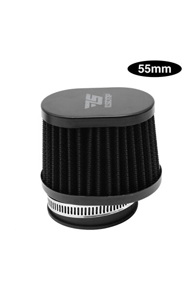 Choice1 فلتر هواء عالي الأداء للدراجات النارية من ZSDTRP، أسود اللون، بقطر 55...