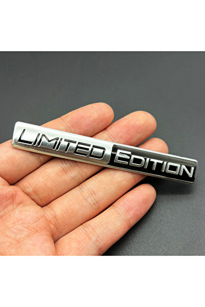 Choice6 ملصق سيارة ثلاثي الأبعاد من الألومنيوم، إصدار محدود، فضي وأسود، قطعة ...