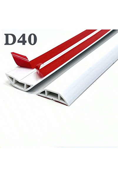 Choice3 WHITE 1PC 1m/39.37inch Pvc Floor Wire Cover Self-adhesive Power Cable...