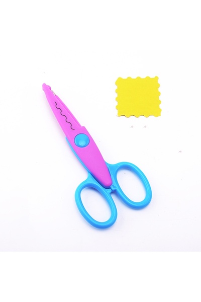 Choice5 1Pcs Student DIY Color Album Decorative Lace Scissors Comfortable Han...