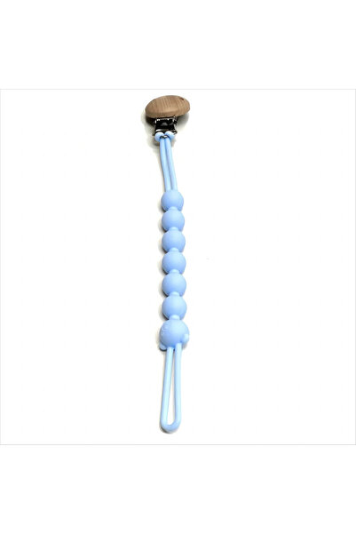 Choice1 Sky Blue Baby One Pacifier Chain Baby Pacifier Lanyard Food Grade Sil...