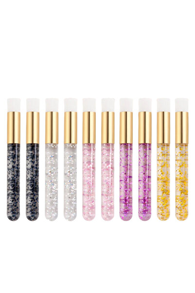 Choice6 ١٠ قطع متنوعة (١٠/١ قطعة) فرشاة تنظيف الرموش، فرشاة شامبو الرموش، فرش...