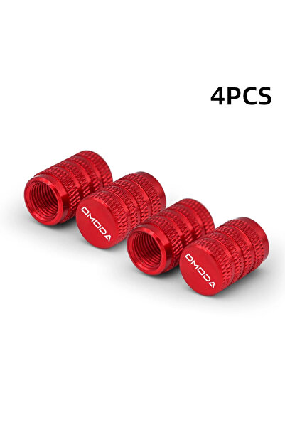 Choice B Red 4Pcs Car Wheel Tire Valve Caps Tyre Stem Covers Airdust Waterpro...