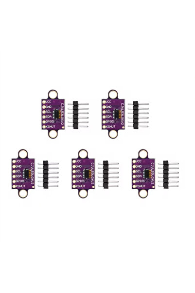choice2 5PCS 1-10PCS VL53L0X Time-of-Flight (ToF) Laser Ranging Sensor Breako...
