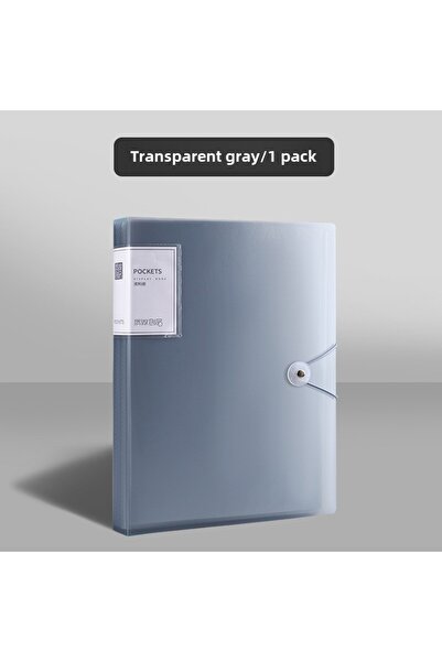 Choice4 gray-100 pages A4 100 Pkets 160/Sides Display Book Paper Dument Holde...