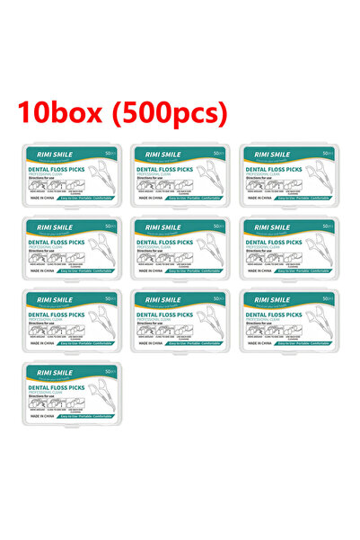 Choice6 علبة C607-10 تحتوي على 1000/600/300/150 قطعة - خيط أسنان فائق النعومة...