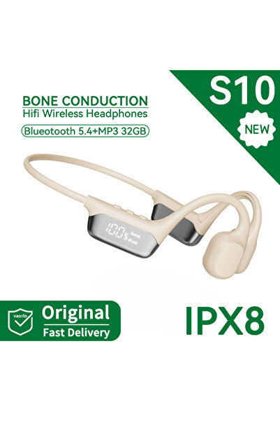 choice2 S10 WarmWhite IPX8 True Waterproof Bluetooth 5.4 Swimming Diving Bone...