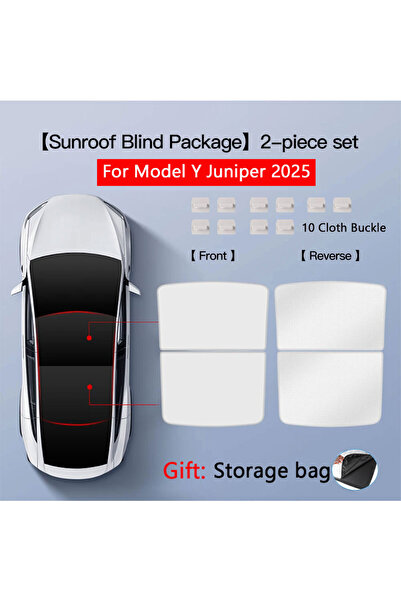 Choice14 واقيات شمسية موديل Y 2025 W لسيارة تسلا موديل 3 فتحة السقف هايلاند 2...