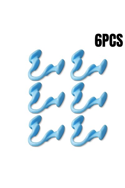choice2 Blue 6PCS 2/4/6/8/10Pcs Nose Clip Anti Snoring Soft Nasal Dilator Sto...
