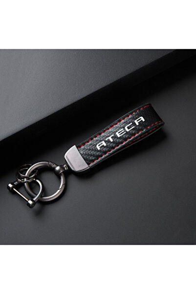 Choice3 سلسلة مفاتيح جلد من البولي يوريثان لسيارات ATECA، إكسسوارات سيارات لس...