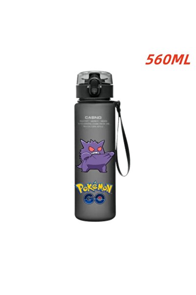 Choice8 كوب ماء بوكيمون BKM-1 سعة 560 مل، بتصميم أنمي محمول، مناسب للأطفال، م...