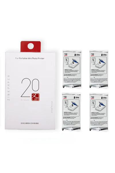 Choice1 20 قطعة من ورق الصور HPRT MT53، ورق صور ملون، 10/20/40 قطعة، مقاس 2×3...
