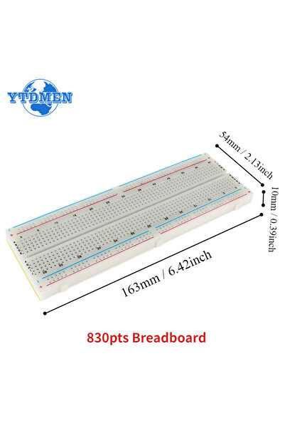 Choice4 Choice 830Pts Board Breadboard Jumper Wire Kit MB102 Breadboard 830 P...
