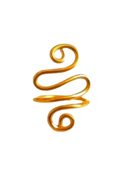 Choice4 1pc golden Adjustable Crhet Tension Ring Handmade Crhet Tension Ring ...