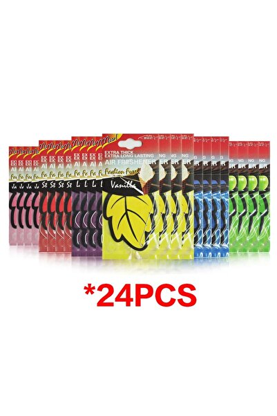 Choice11 24 قطعة متنوعة من 3 إلى 60 قطعة معطر جو للسيارة برائحة الشاي الطبيعي...