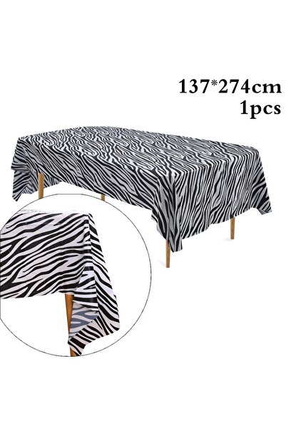 Choice6 قطعة واحدة من مفرش الطاولة القابل للاستخدام مرة واحدة، مفرش طاولة مخط...