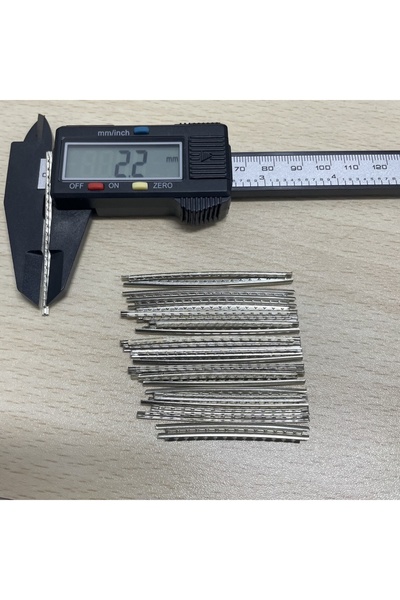 Choice6 24 قطعة من أسلاك دساتين ميواير 18-24 قطعة، مطلية بالنيكل، بسماكة 2.2 ...