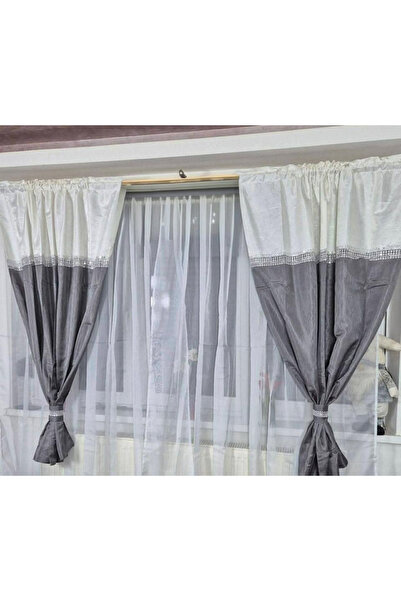 OEM Unique set of curtains + decorative drapes for living room bedroom, WIDTH...