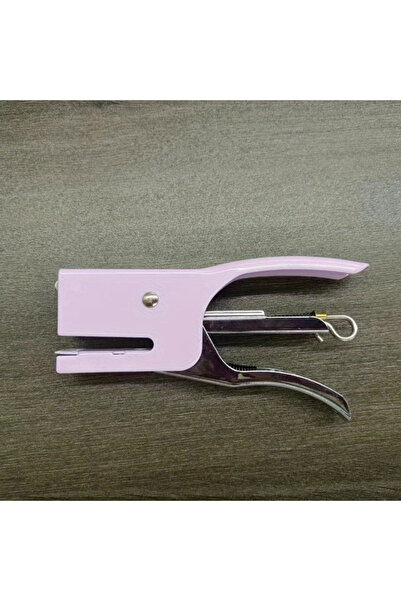 Choice1 دباسة يدوية معدنية بلون بنفسجي لافندر، رقم 10، دباسة مكتبية بدون مسام...