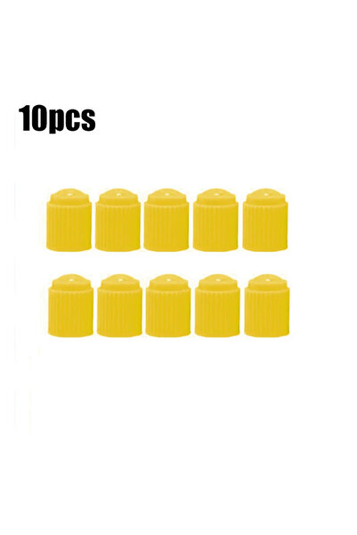 Choice6 Orange 10pcs 20Pcs Car Tire Tyre Valve Caps with O Ring Dust Covers P...
