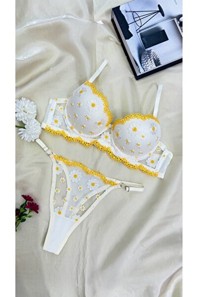 SİLVER MİRROR Push up Bra Set with Support