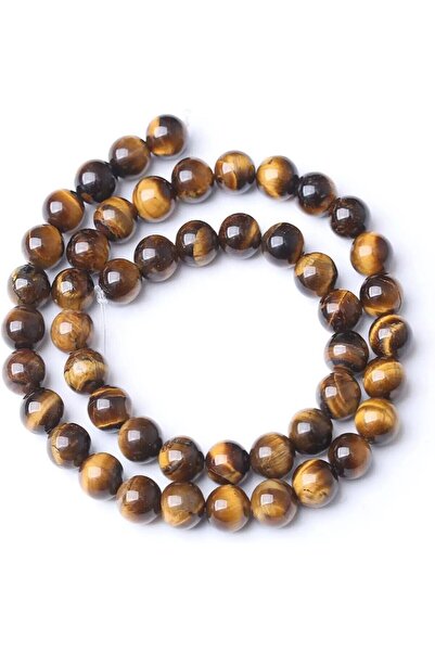 Choice5 10mm Yellow Tiger Eye 6/8/10mm A+ Quality Natural Stone Tiger's Eye S...