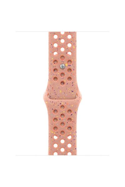 Apple Curea Smartwatch MGA64ZM/A pentru Watch 40mm, Nike Sport Band, M/L (Roz)