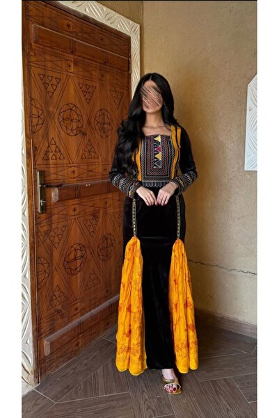 SKY dresses Velvet velvet jalabiya