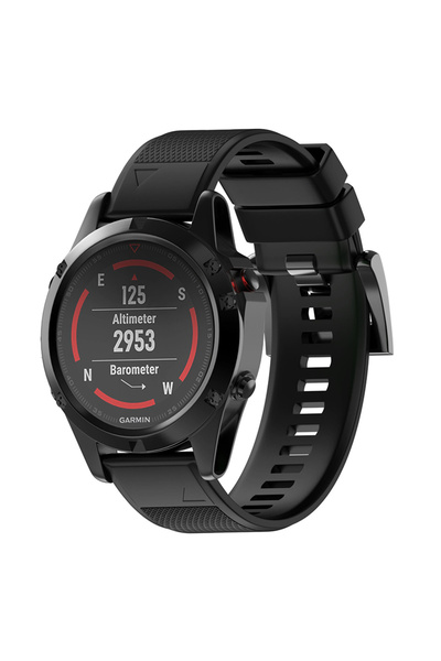 Choice12 22mm Black 26 22 20MM Silicone Watch Band Straps For Fenix 6X 6 6S P...