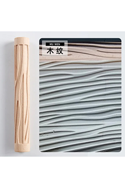 Choice4 أنا نسيج خشبي دبوس المتداول الفخار السيراميك الفن قضيب منقوش نمط زهرة...