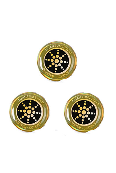 Choice5 ملصقات ذهبية ثلاثية لحجب المجالات الكهرومغناطيسية، لحماية الصحة والسل...