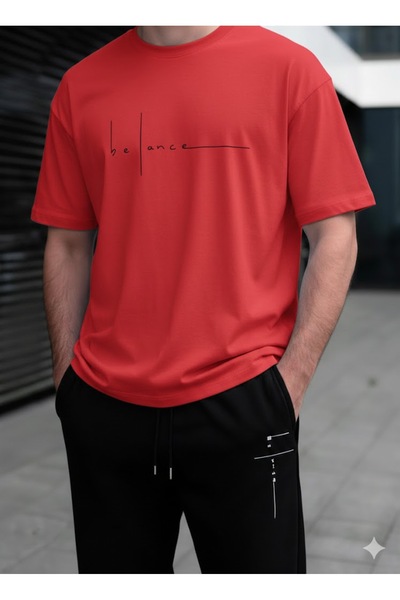 PENTHİLUS Men's Summer Fabric Comfortable Fit T-Shirt and Pants Set - Men's 2...