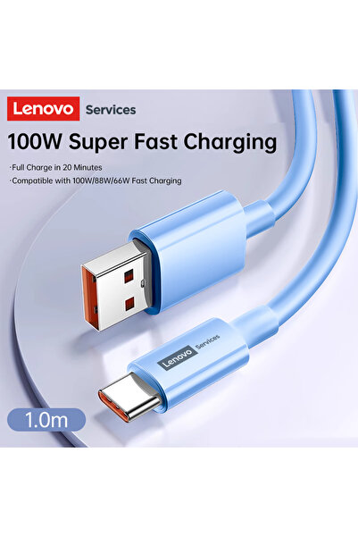 Choice4 كابل شحن فائق السرعة من لينوفو من النوع C إلى USB-A بطول 2 متر، أزرق،...