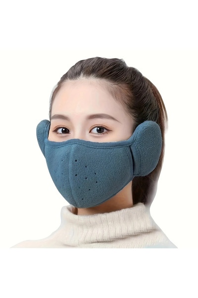Choice3 قناع شتوي أزرق قطعة واحدة - قناع دافئ، قناع وجه كامل، قناع خارجي مقاو...