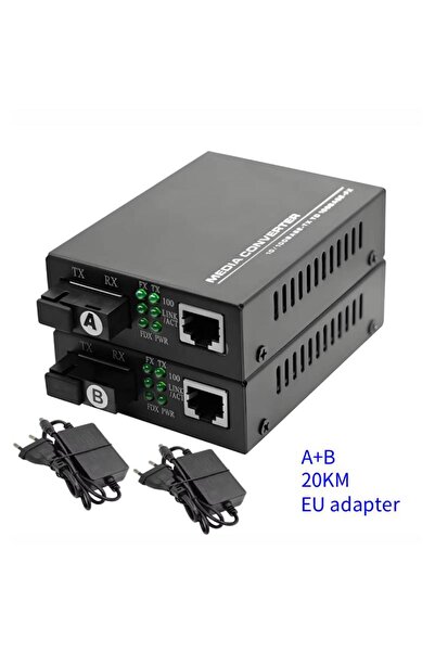 Choice10 محول وسائط ضوئية جيجابت أوروبي بطول 20 كم، زوج واحد، بسرعة 1000 ميجا...