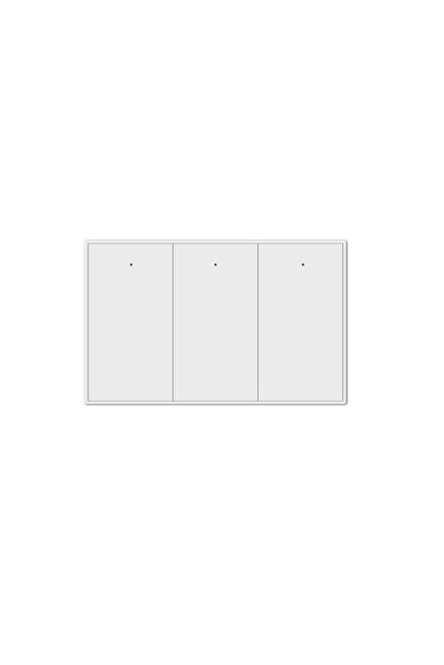 Choice1 White 3-Gang Zemismart Zigbee Push Wall Light Switches Work with Tuya...