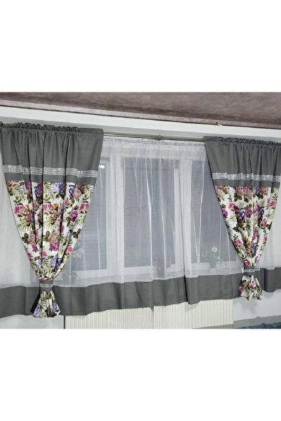 OEM Set unic de perdele + draperii decorative pentru sufragerie dormitor, LAT...