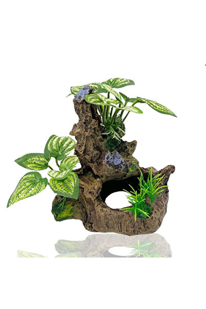 Choice8 زينة أحواض السمك، نباتات اصطناعية، ديكورات لأحواض السمك، نباتات مائية...