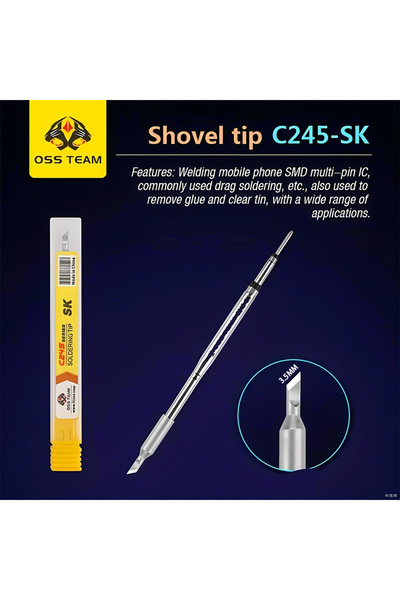 Choice6 C245-SK OSS TEAM C210 C245 C115 رؤوس لحام بديلة قابلة للضغط لمكواة ال...
