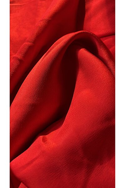 feminen Red Satin Fabric