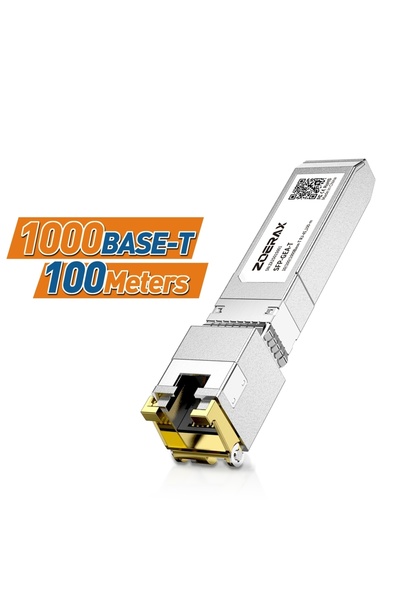 choice2 وحدة SFP 1.25G ZoeRax 1.25G/2.5G/10G GBASE-T SFP+ لكل وحدة إلى RJ45، ...