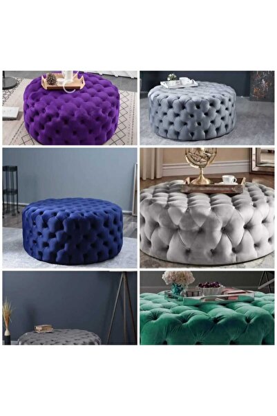 Bisse Premium CHESTER YUVARLAK PUF SEHPA