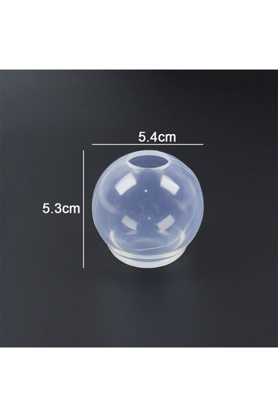 Choice5 54x53mm 1PC 20-100mm Ball Shape Silicone Mold 3D Planet Ball Epoxy Re...