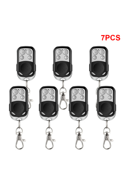 Choice9 7pcs Universal 4 Butt Garage Door Opener Remote Control 433MHZ Clone ...