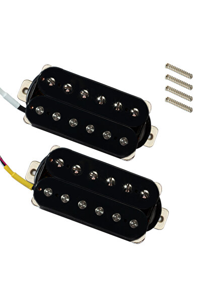 Choice11 16.5k Black set Phrilam Pro HH High output Alnico5 6 non &6 adjustab...